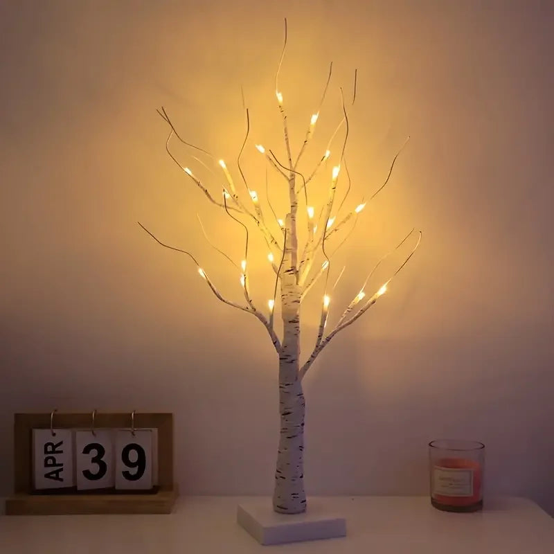 Bonsai tree table lamp with 24 LED beads - vue 3 sur 6