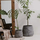 Decorative nordic concrete planter silicone mould