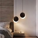 Modern decorative moon design pendant light for indoor use
