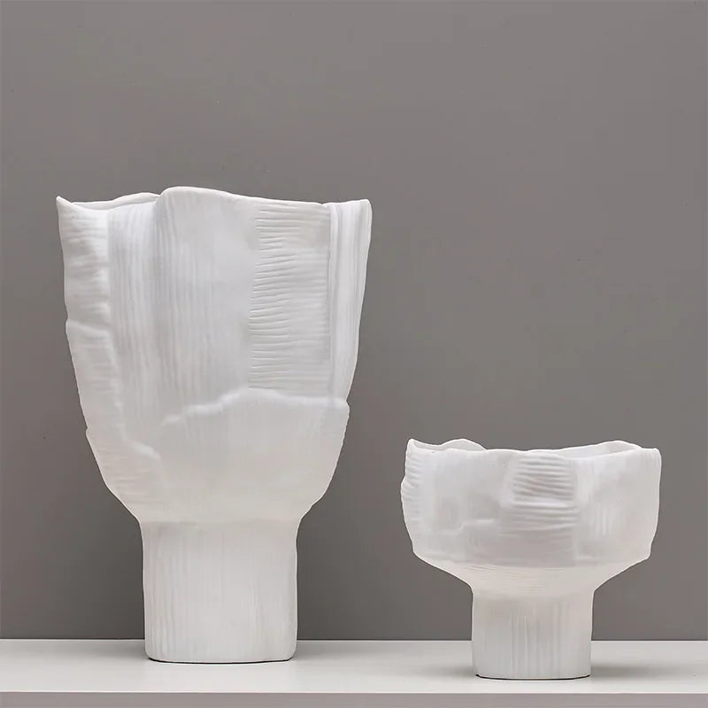geometric resin pots for flowers and craft decoration