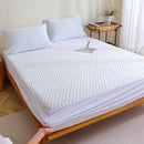EU Size 35% Bamboo Fiber 65% Polyester, cooling feeling, 30cm Protective Height, Mattress Pad Protector