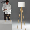 Modern silk thread floor lamp nordic style indoor decor