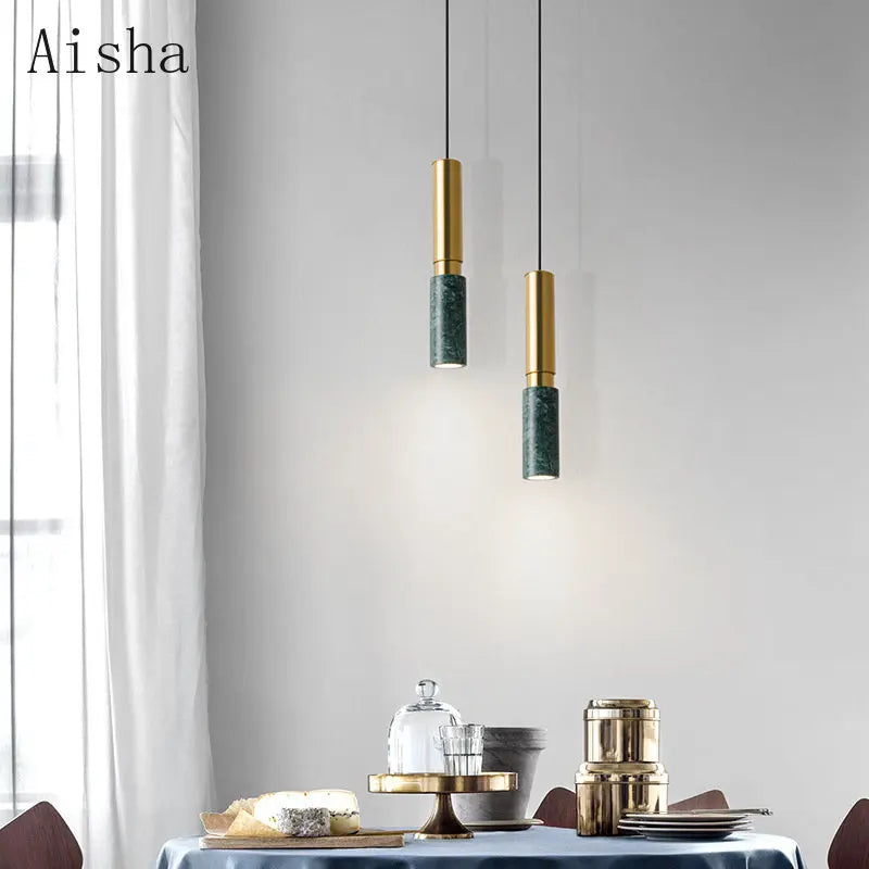 Nordic style terrazzo pendant light for interior decoration