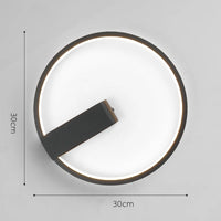 Modern decorative indoor aluminium wall light