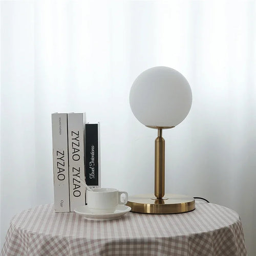 Modern glass desk lamp for interior decoration - vue 4 sur 7