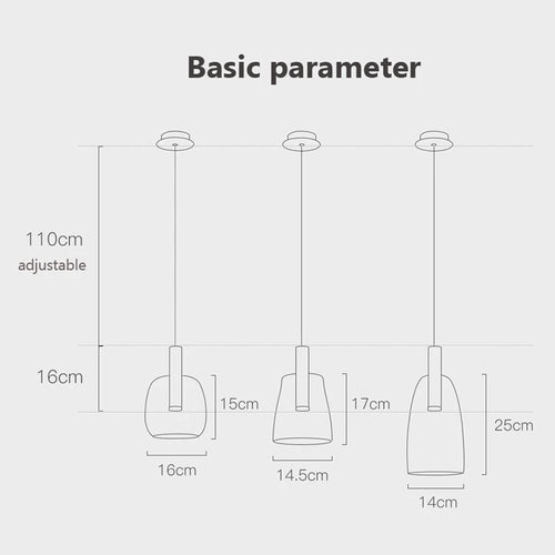 Luxury LED Nordic style modern pendant chandelier - vue 5 sur 12