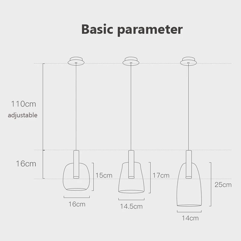 Luxury LED Nordic style modern pendant chandelier - vue 4 sur 12