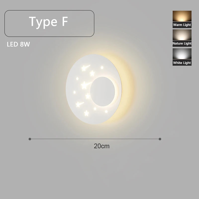 Minimalist surface mounted LED wall light - vue 15 sur 16