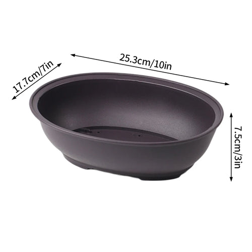 Rectangular clay effect flower pots for outdoor garden - vue 30 sur 30