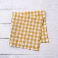 Gingham cotton napkin 42x42 cm country style