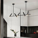 Adjustable vintage recessed chandelier for indoor lighting