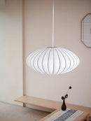 Modern silk pendant light wabi sabi style for interior decor