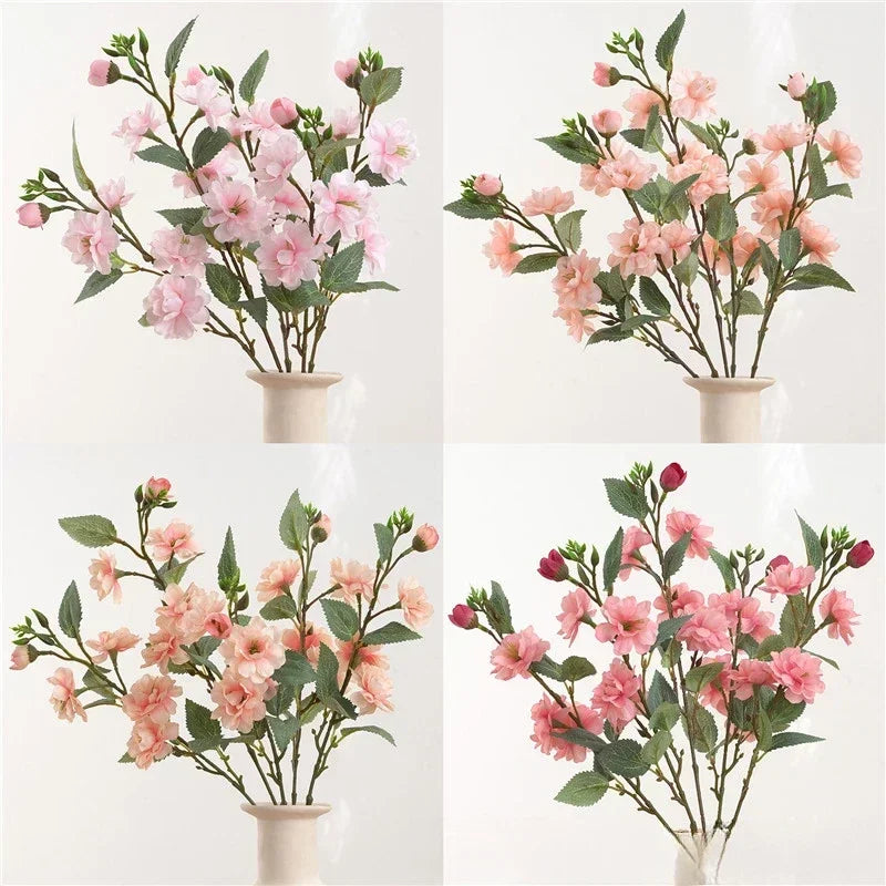 Artificial silk rose bouquet for interior decoration