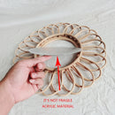 round rattan mirror artistic decoration for interior