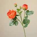 Artificial silk roses for indoor and outdoor decoration
