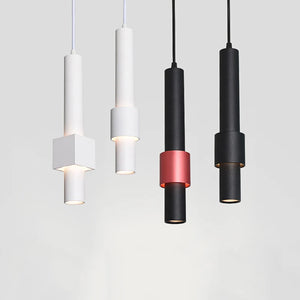 Creative cylindrical chandelier for stylish industrial decor