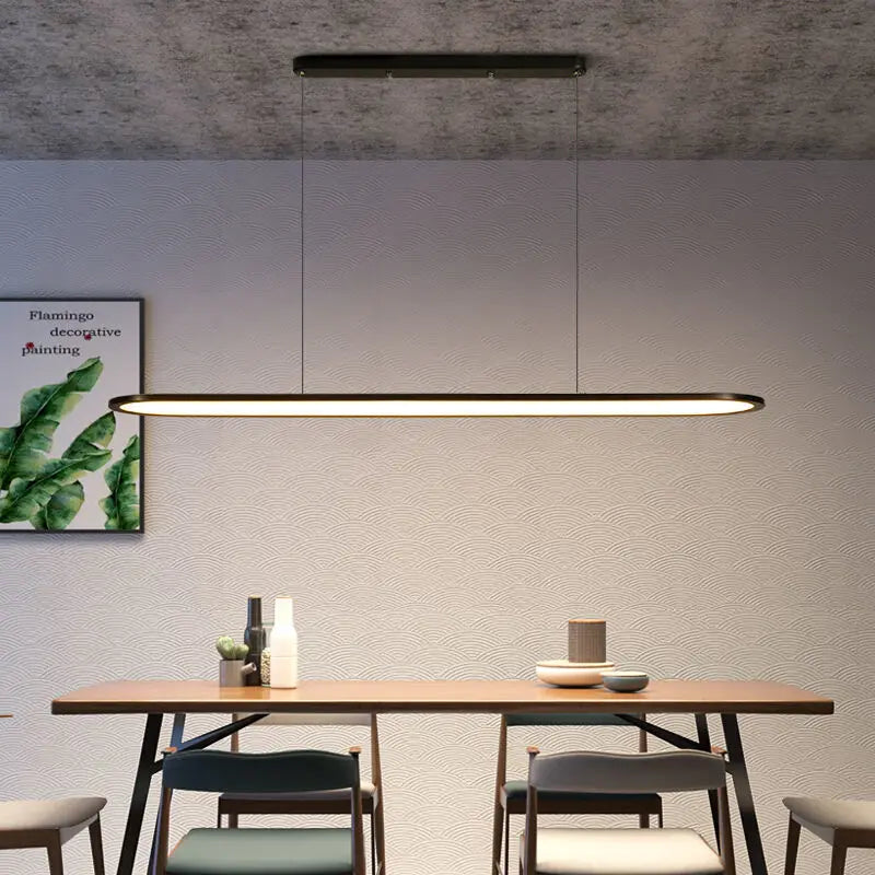 Minimalist LED pendant light for modern interior lighting
