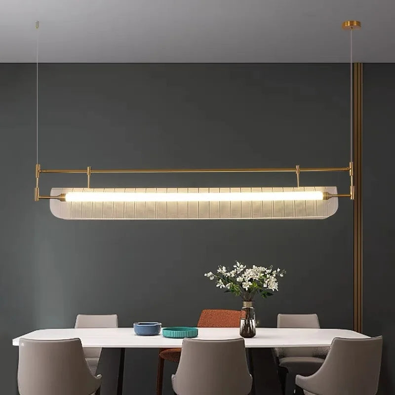 Retro glass pendant light for modern interior décor