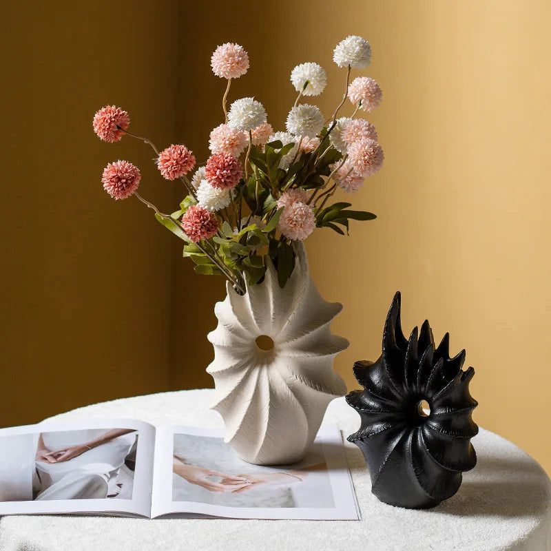 ceramic vase for pampas grass nordic decoration dried flowers