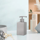 stainless steel squeezable soap dispenser for liquid