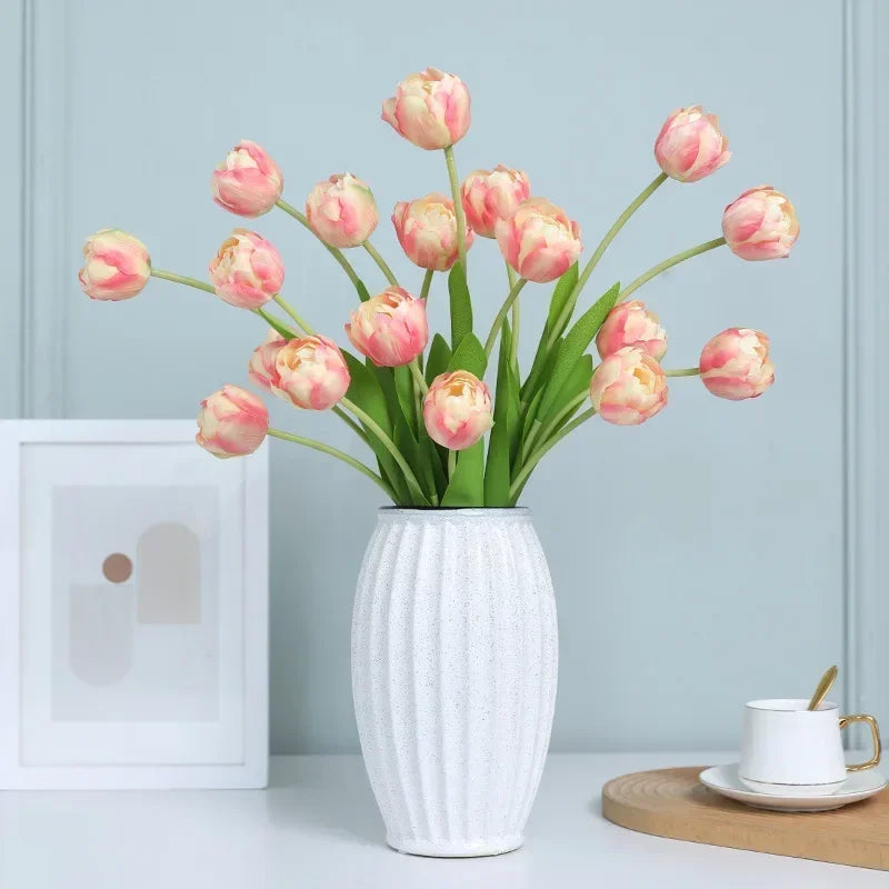 Decorative artificial silk tulips for any occasion