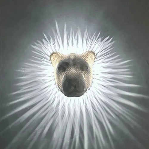 Creative LED wall light owl eagle decorative lamp for home - vue 4 sur 13