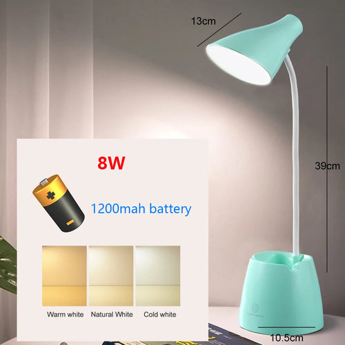 Usb touch led desk lamp with eye protection - vue 10 sur 29