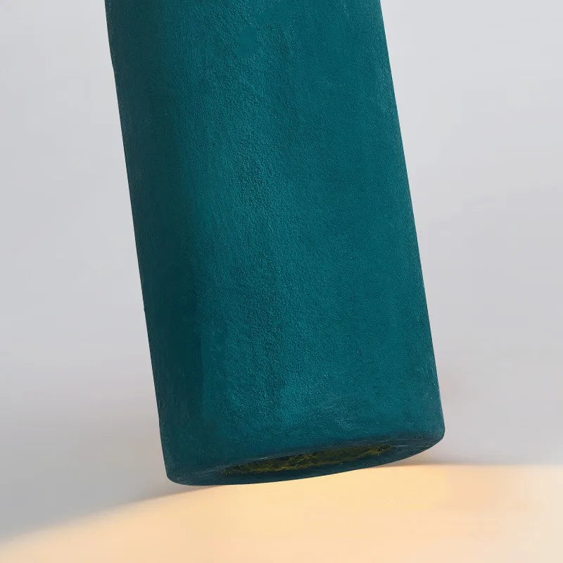 Creative wabi sabi LED pendant light for restaurant and home cement design - vue 6 sur 7