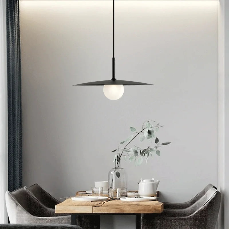 Modern minimalist chandelier for creative interior decor - vue 4 sur 9