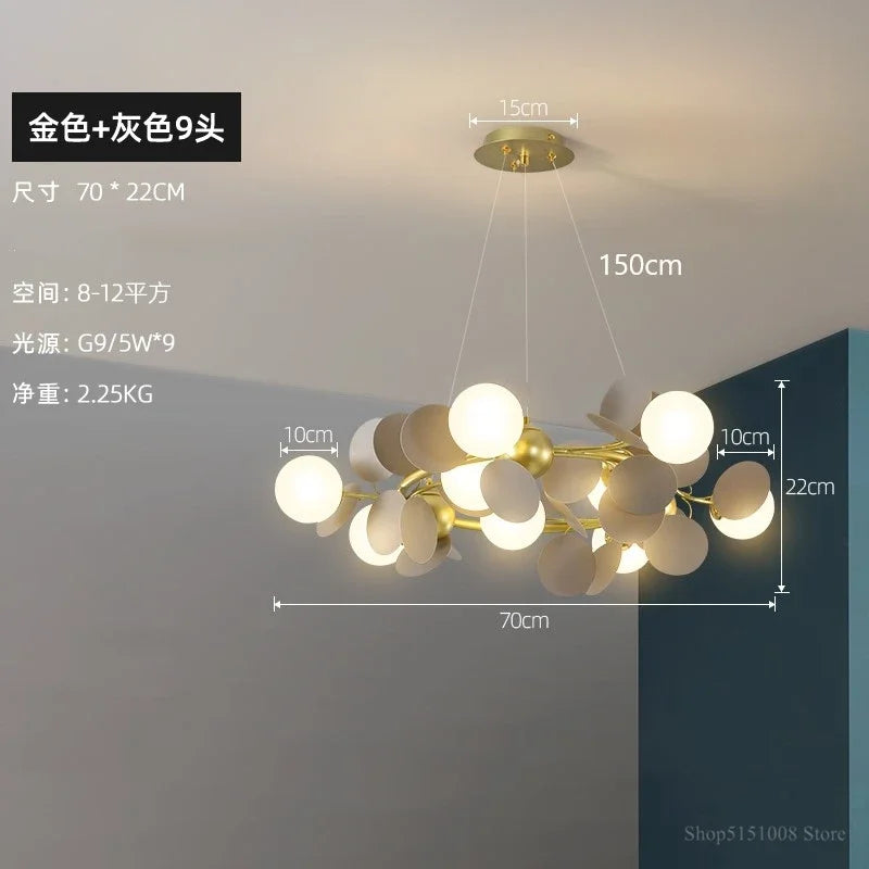Creative nordic design lamp for a warm and unique atmosphere