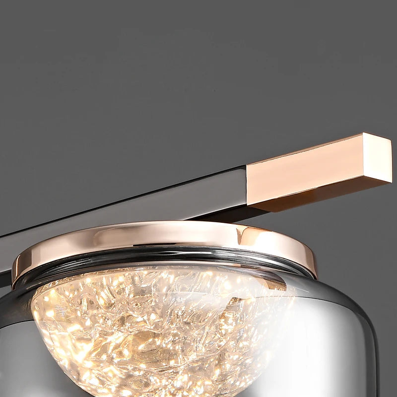 High-end Italian minimalist chandelier for modern lighting - vue 6 sur 12