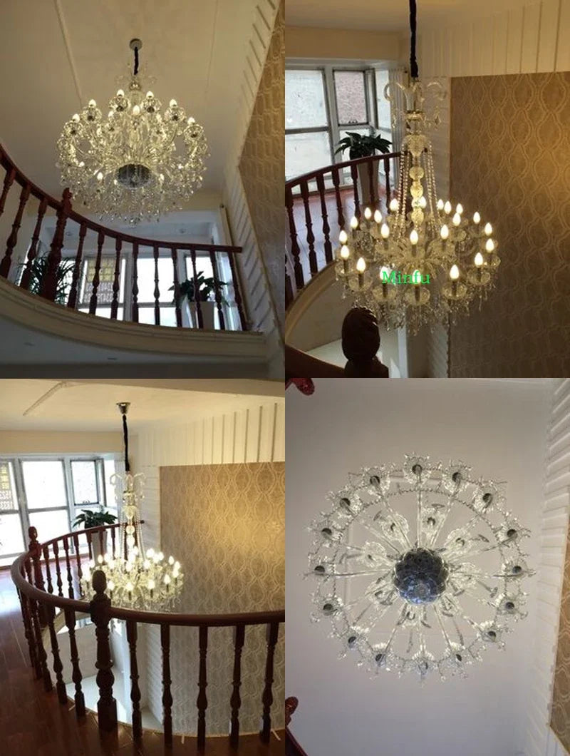 Luxury crystal chandelier for hotels and lighting projects - vue 4 sur 7