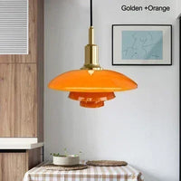 Danish designer decorative glass lampshade pendant light