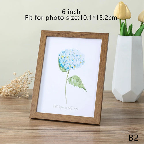 Hanging wooden photo frame for decoration and gifts - vue 17 sur 18