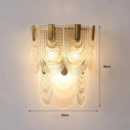 Design glass wall light for modern interior decoration - vue 10 sur 12