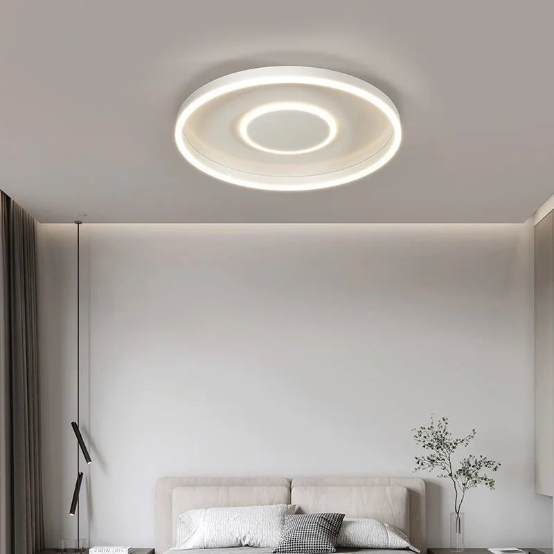 Decorative circular LED ceiling light for modern interiors