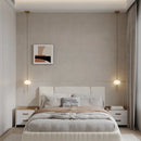 Modern glass LED pendant lamp with adjustable metal wire