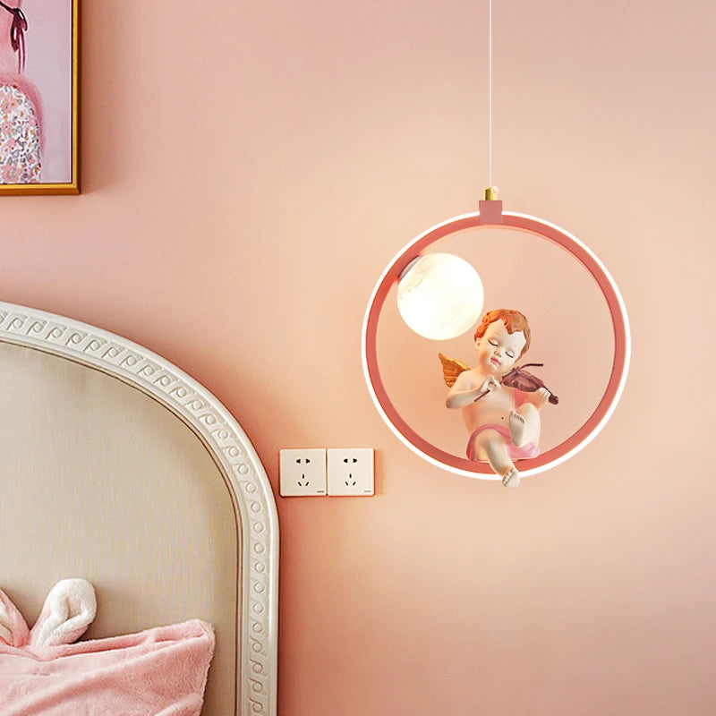 Creative cartoon chandelier for children's rooms - boys and girls
