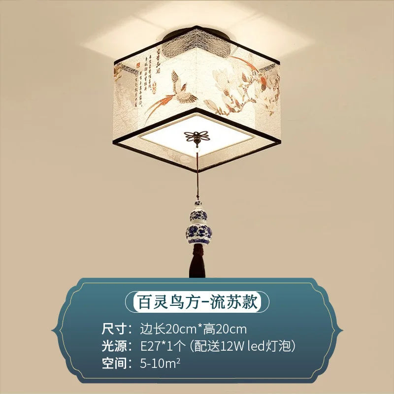 Chinese style ceiling light for hotel, villa entrance hall and balcony