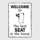 retro metal sign for fun wall decor