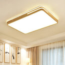Modern minimalist wooden LED ceiling light decorative fixture