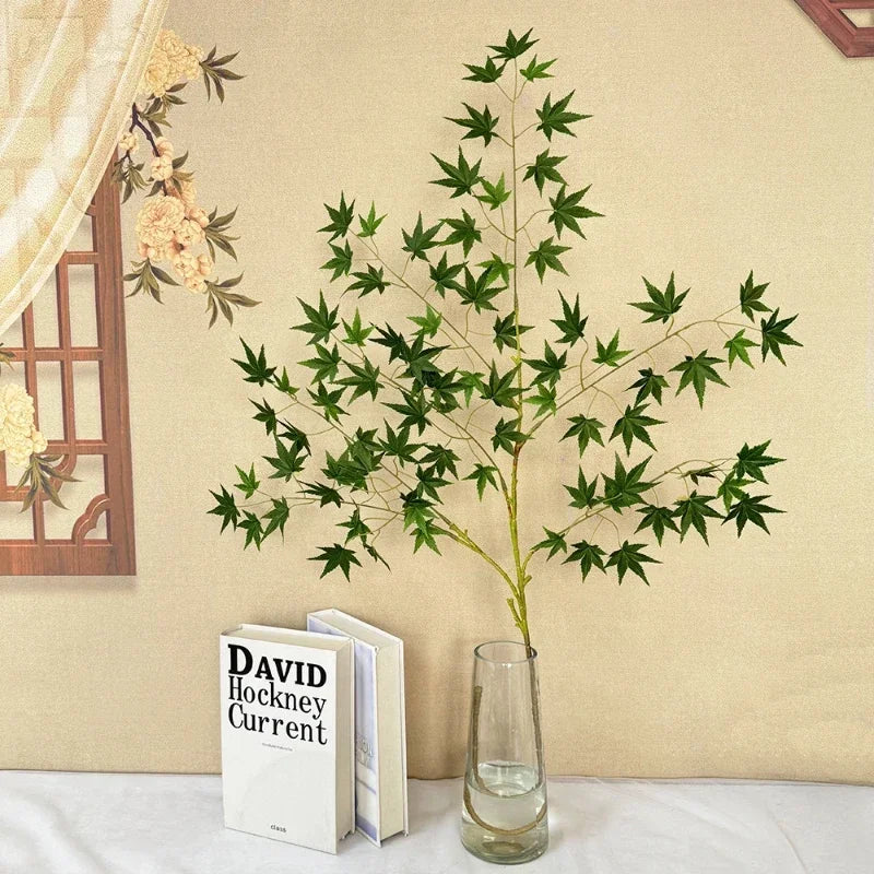 Artificial maple leaf branches for autumn interior decor