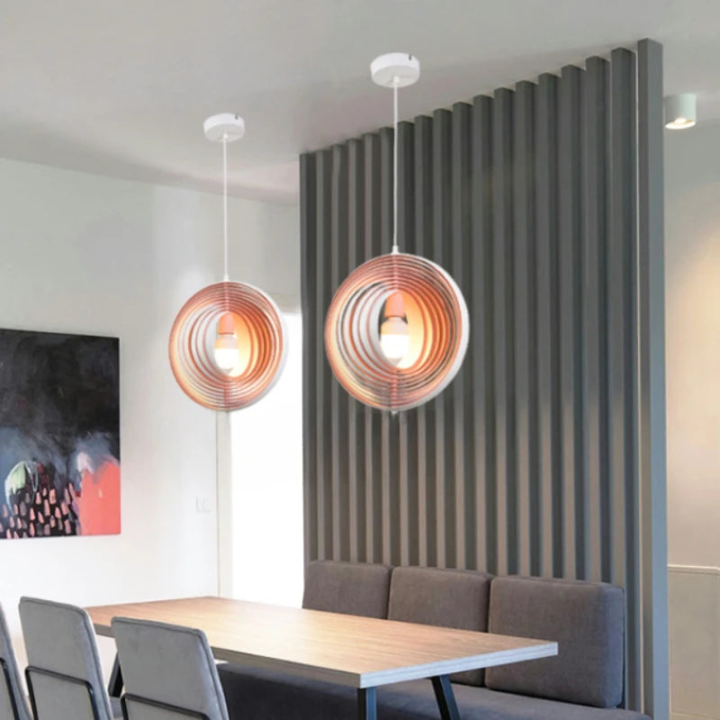 Decorative round LED pendant light in ball shape