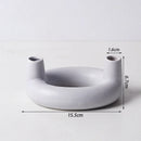 Nordic concrete candle holder for modern interior decor