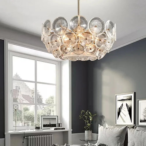 Modern nordic luxury LED chandelier for indoor use - vue 2 sur 9