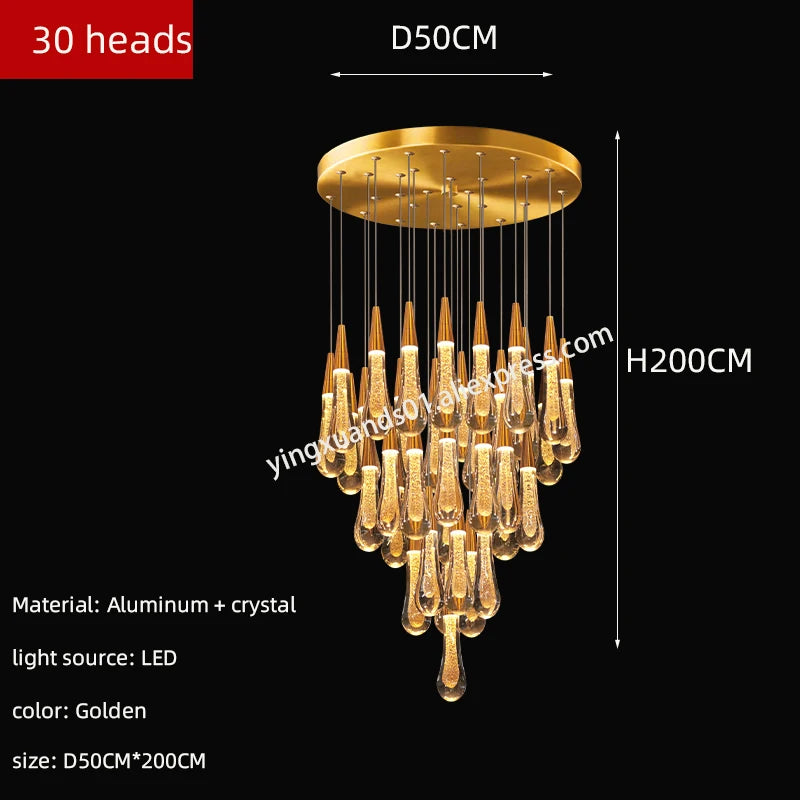 Modern LED chandelier for elegant lighting