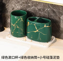 decorative ceramic bathroom set with accessories