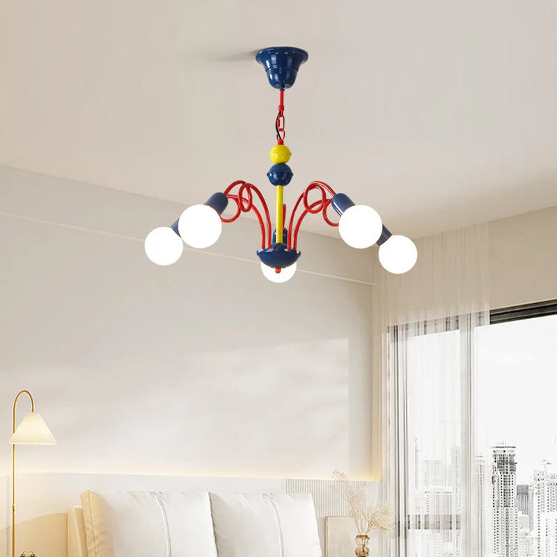 Memphis vintage pendant lamp medieval fruit chandelier
