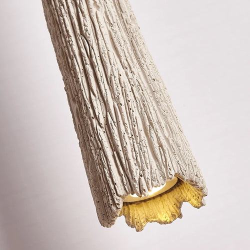 suspension wabi-sabi en ciment pour décoration intérieure moderne - vue 5 sur 6