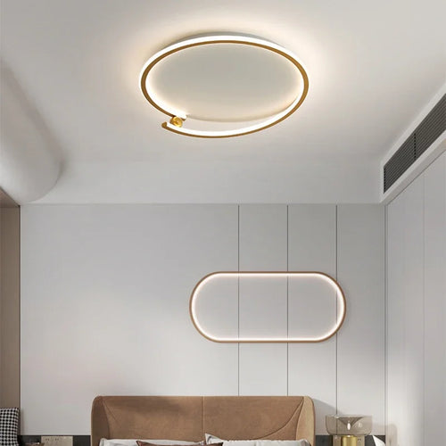 Modern LED ceiling light for elegant interior decor - vue 6 sur 8